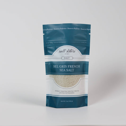 All-Natural Sea Salt - French - Sel Gris / Grey - 5 oz