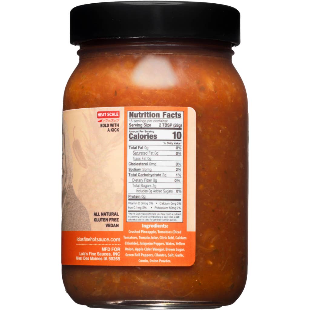 Pineapple Jalapeño Salsa 16 oz - Mild