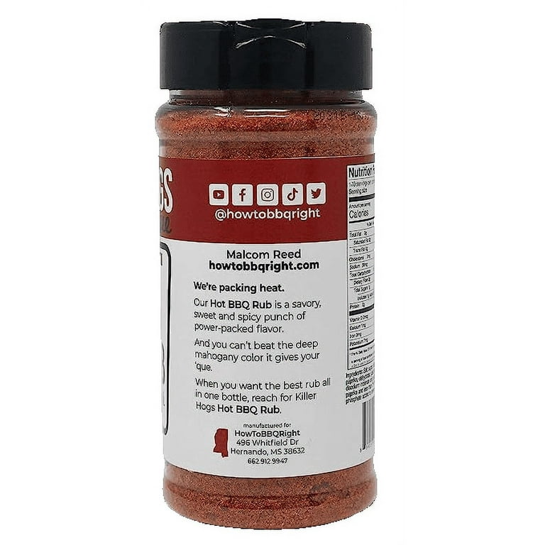 Killer Hogs Hot BBQ Rub 12 oz SlobsRus BBQ