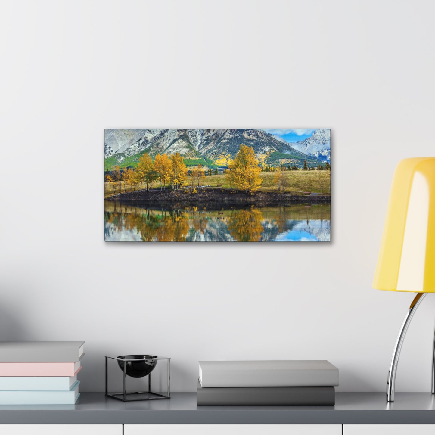 Three Sisters Canmore, Alberta in the Fall Canvas Gallery Wraps