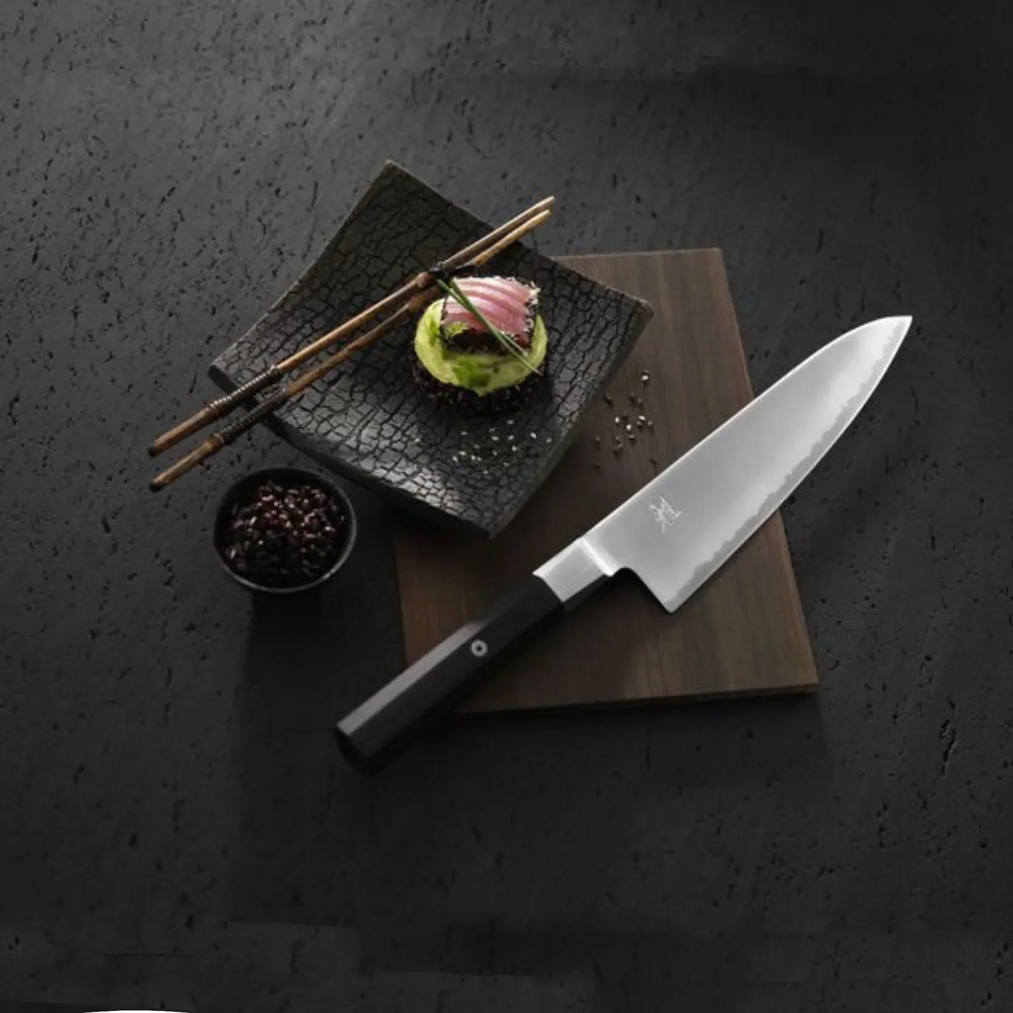 MIYABI 4000 FC Series 8-Inch Gyutoh Knife – Black Handle Ginza Steel