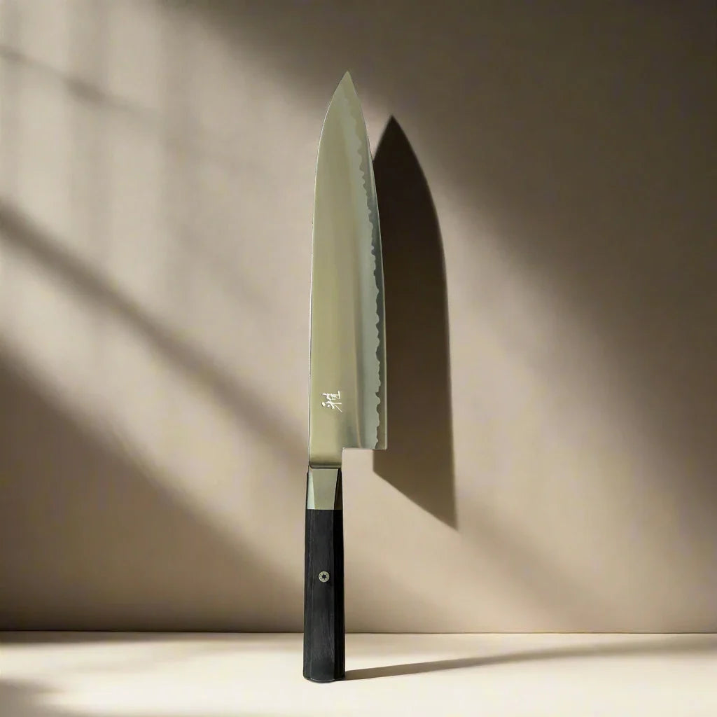 MIYABI 4000 FC 9.5-Inch Gyutoh Knife – Black Handle Ginza Steel