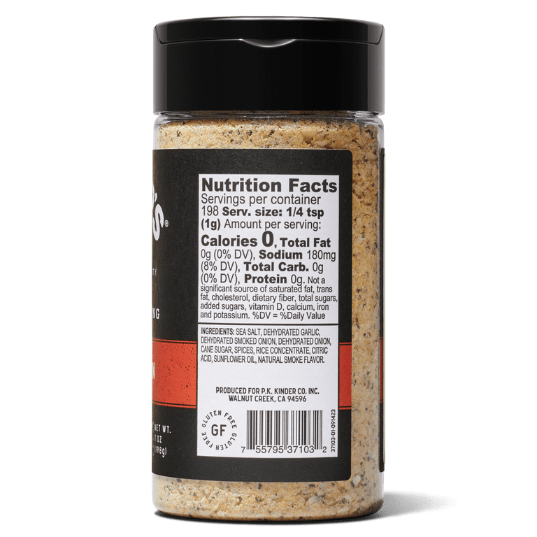 Kinder's Smoked Onion Seasoning, 7 oz SlobsRus BBQ