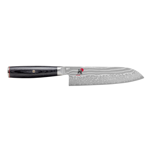 Miyabi Kaizen II 5000FCD 7″ Santoku – FC61 Core, 48‑Layer Damascus Steel Ginza Steel