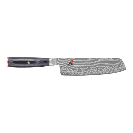 Miyabi Kaizen II 5000FCD 6.5″ Nakiri – FC61 Core, 48‑Layer Damascus Steel Ginza Steel