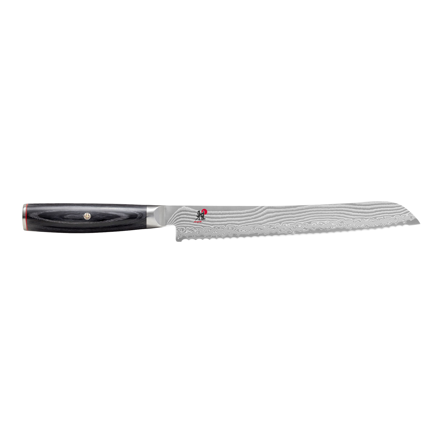 Miyabi Kaizen II 5000FCD 9.5″ Bread Knife – FC61 Core, 48‑Layer Damascus Steel Ginza Steel