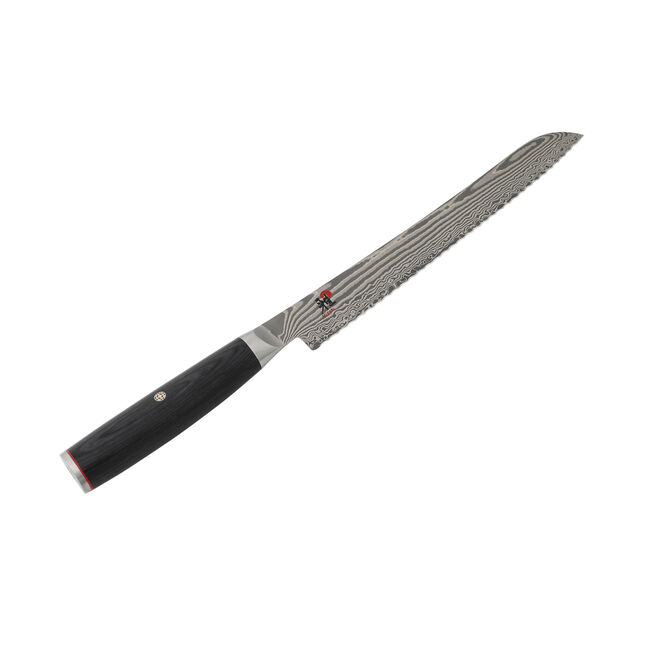 Miyabi Kaizen II 5000FCD 9.5″ Bread Knife – FC61 Core, 48‑Layer Damascus Steel Ginza Steel
