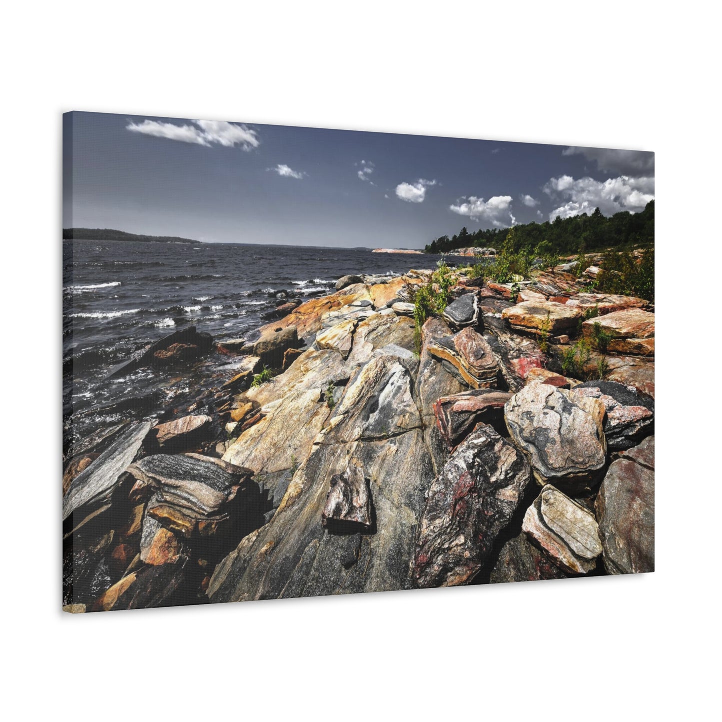 Georgian Bay Landscape Parry Sound Ontario - Canvas