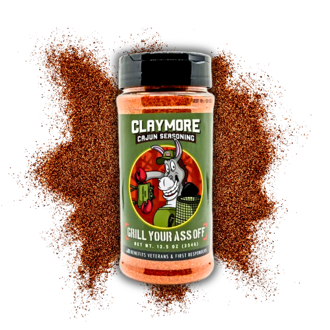 Claymore Cajun Seasoning™ – Bold Flavor for Every Dish Grill Your Ass Off - Spices, Rubs, Seasonings, Sauces, Jerky