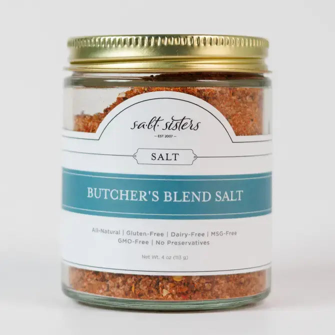 Salt Sisters Hand-Blended Infused Sea Salt - Butcher's Blend -Split Case Salt Sisters