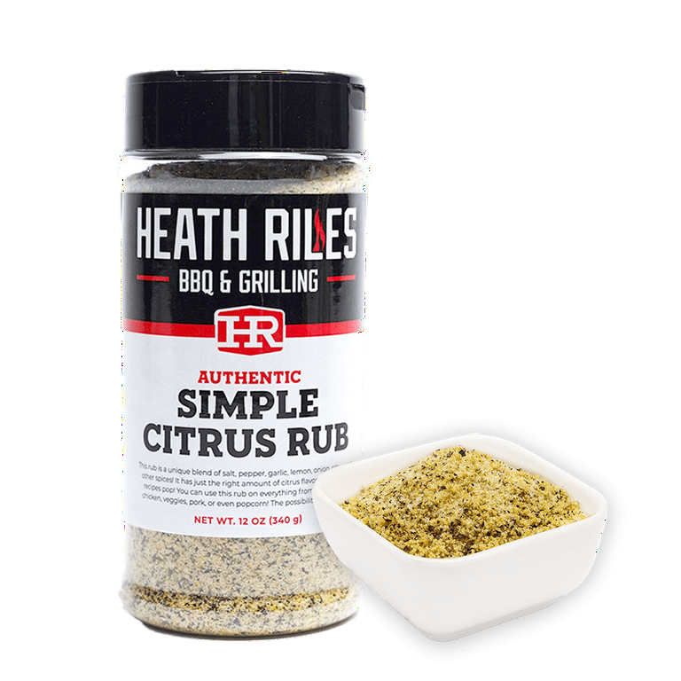 Heath Riles Simple Citrus Barbecue Rub, 12 oz SlobsRus BBQ