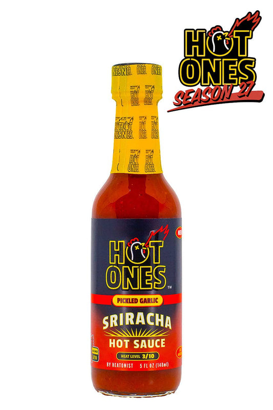 Pickled Garlic Sriracha | Hot Ones Hot Sauce Heatonist