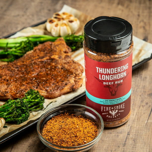 Fire & Smoke Society THUNDERING LONGHORN Beef Rub 12.5oz