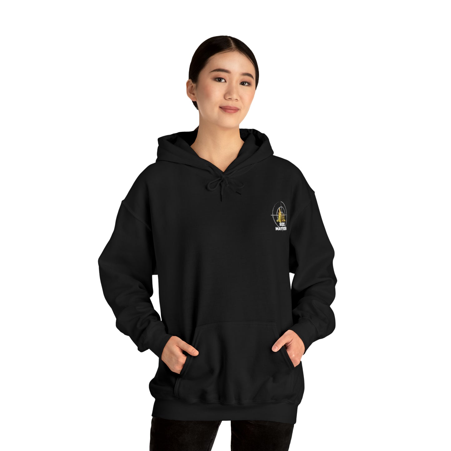 Size Matters - Unisex Heavy Blend™ Hooded Sweatshirt