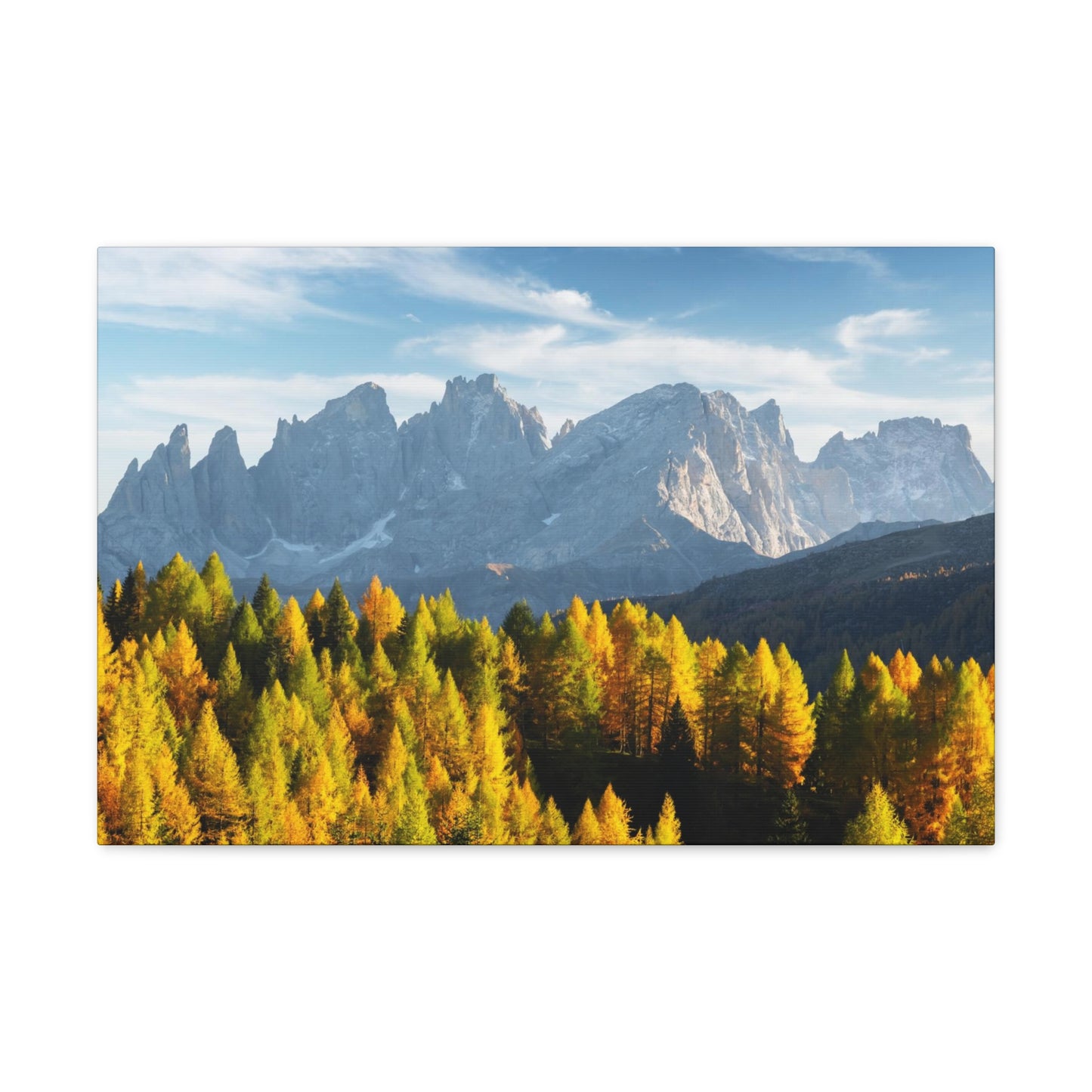 Incredible Fall View Valfred Valley Italy - Canvas