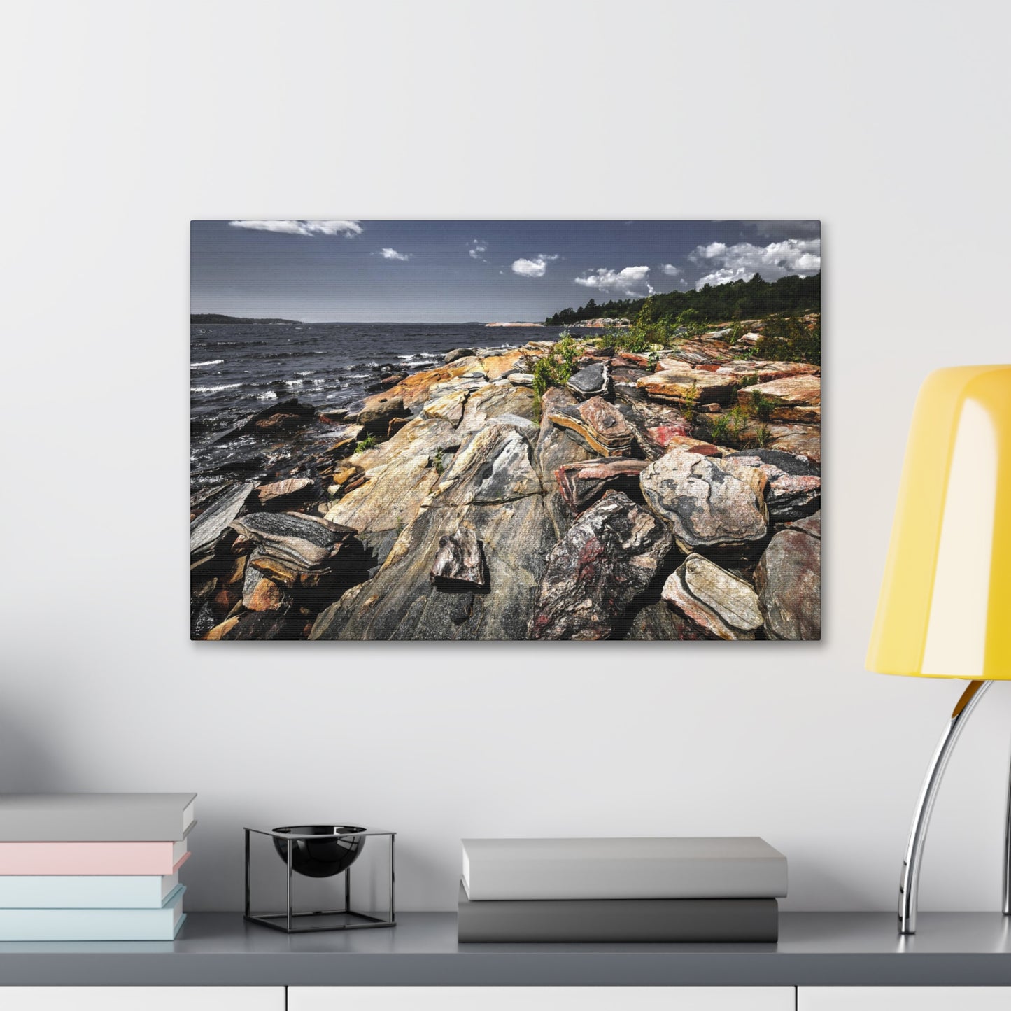 Georgian Bay Landscape Parry Sound Ontario - Canvas