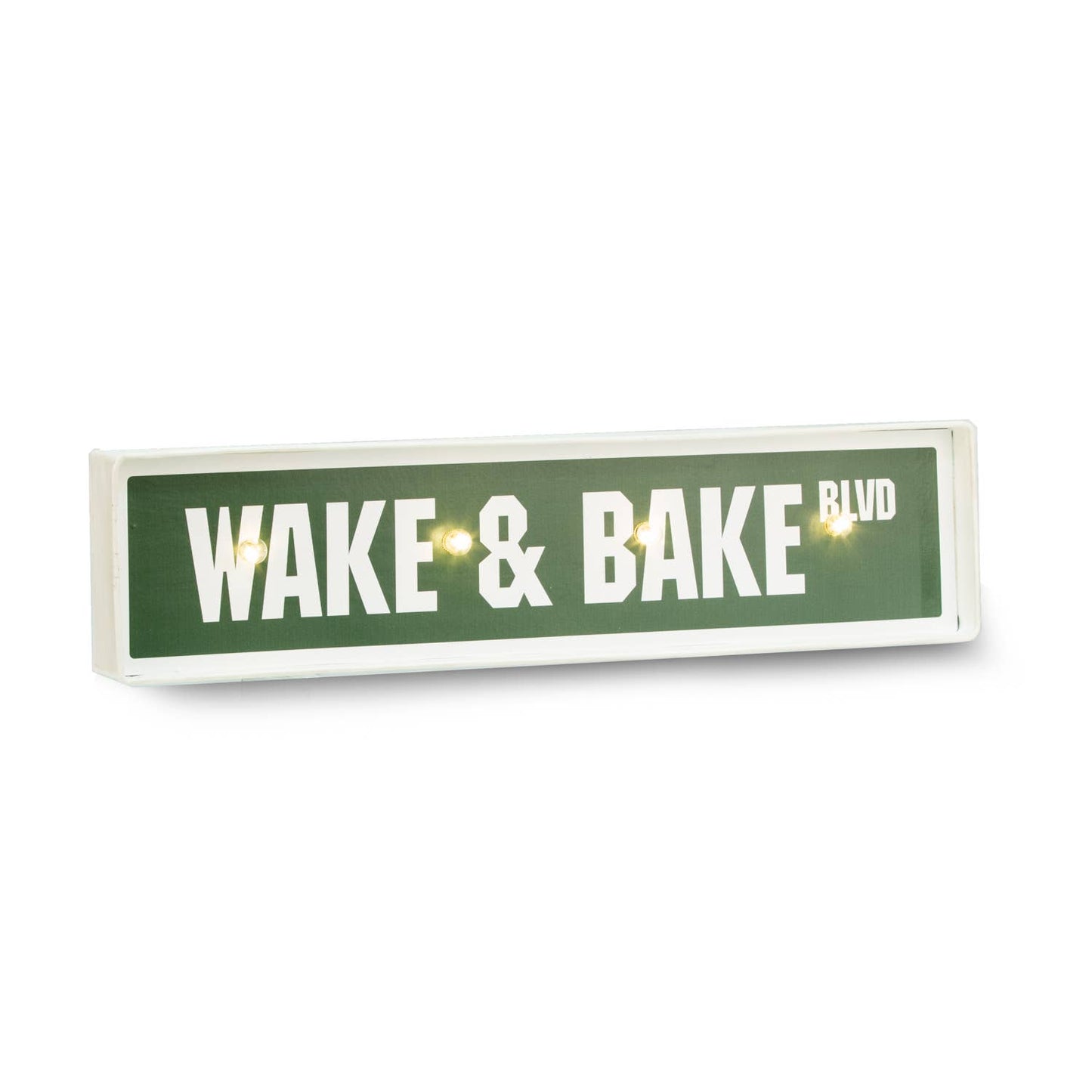 Wake And Bake Sign - Led Lighted