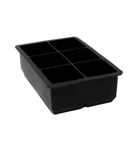 Black Silicon 6 Section Ice Cube Mold