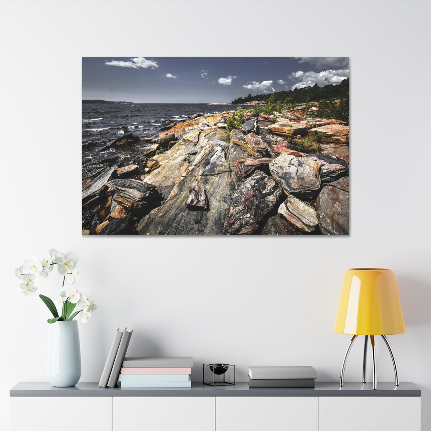 Georgian Bay Landscape Parry Sound Ontario - Canvas