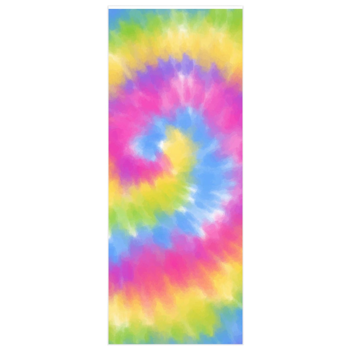 Pink and blue Tye Dye Wrapping Paper