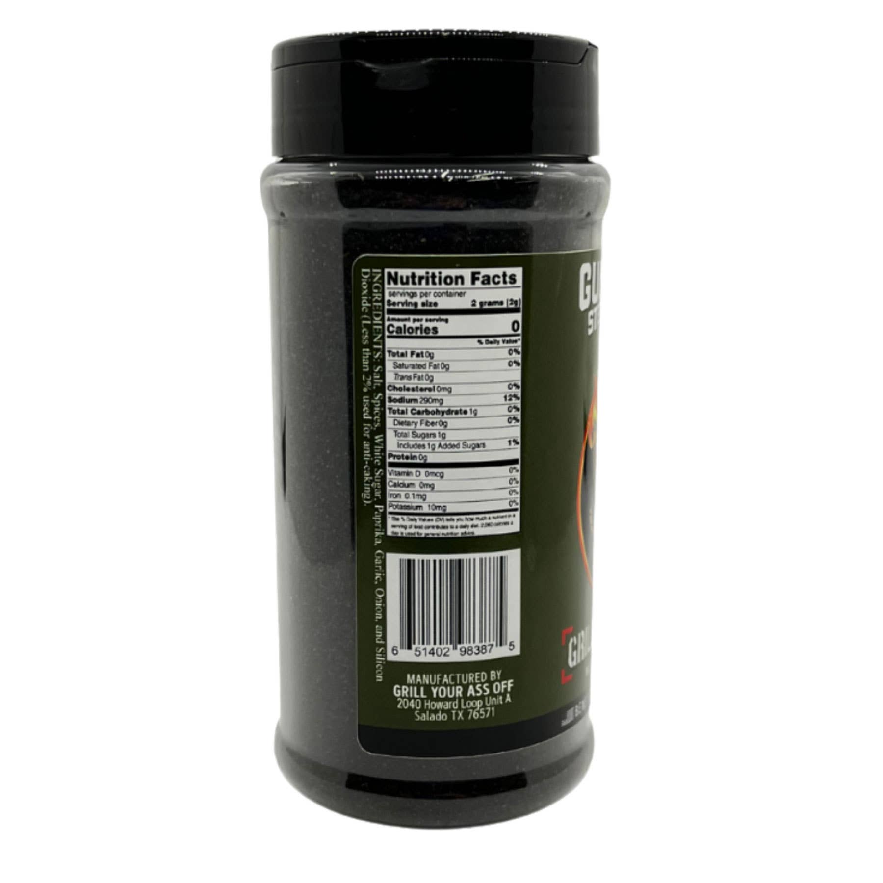 Gunpowder Steak & Brisket Seasoning™ - Beef, Grilling, Spice Grill Your Ass Off - Spices, Rubs, Seasonings, Sauces, Jerky