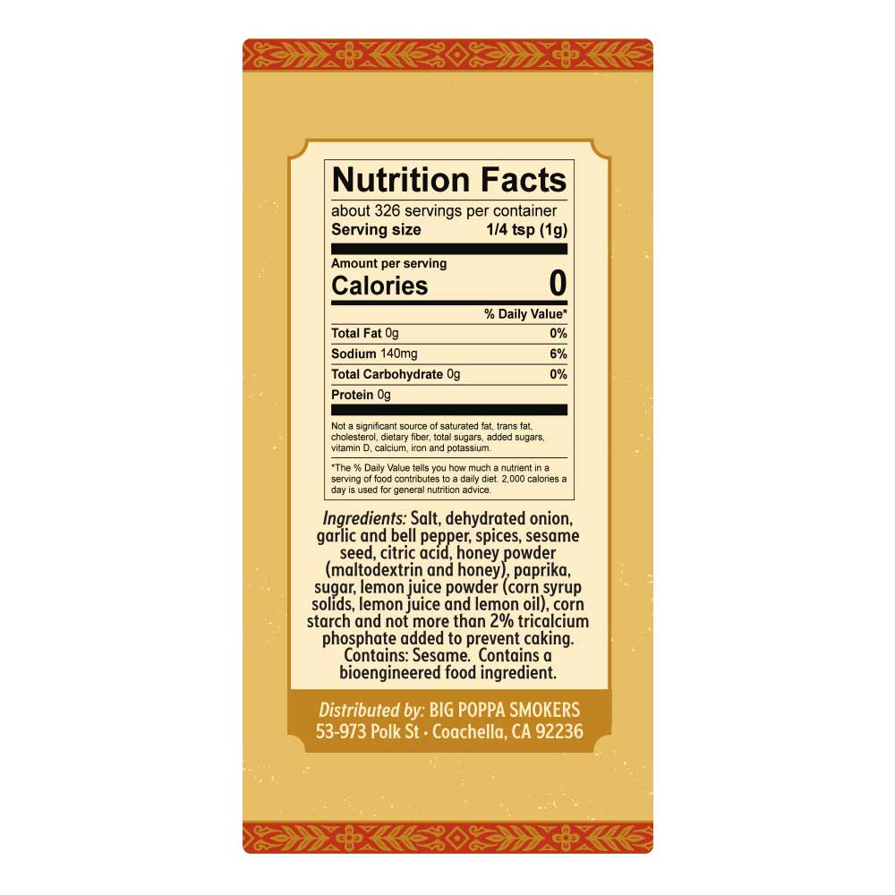 Big Poppa's Desert Gold Seasoning 11.5oz