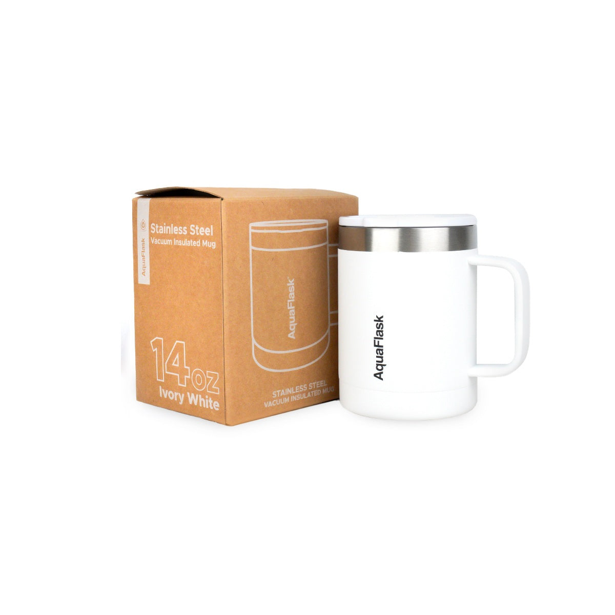 Aquaflask Thermal Insulated Lidded Mug With Handle 415ml (14 oz) aquaflaskcanada