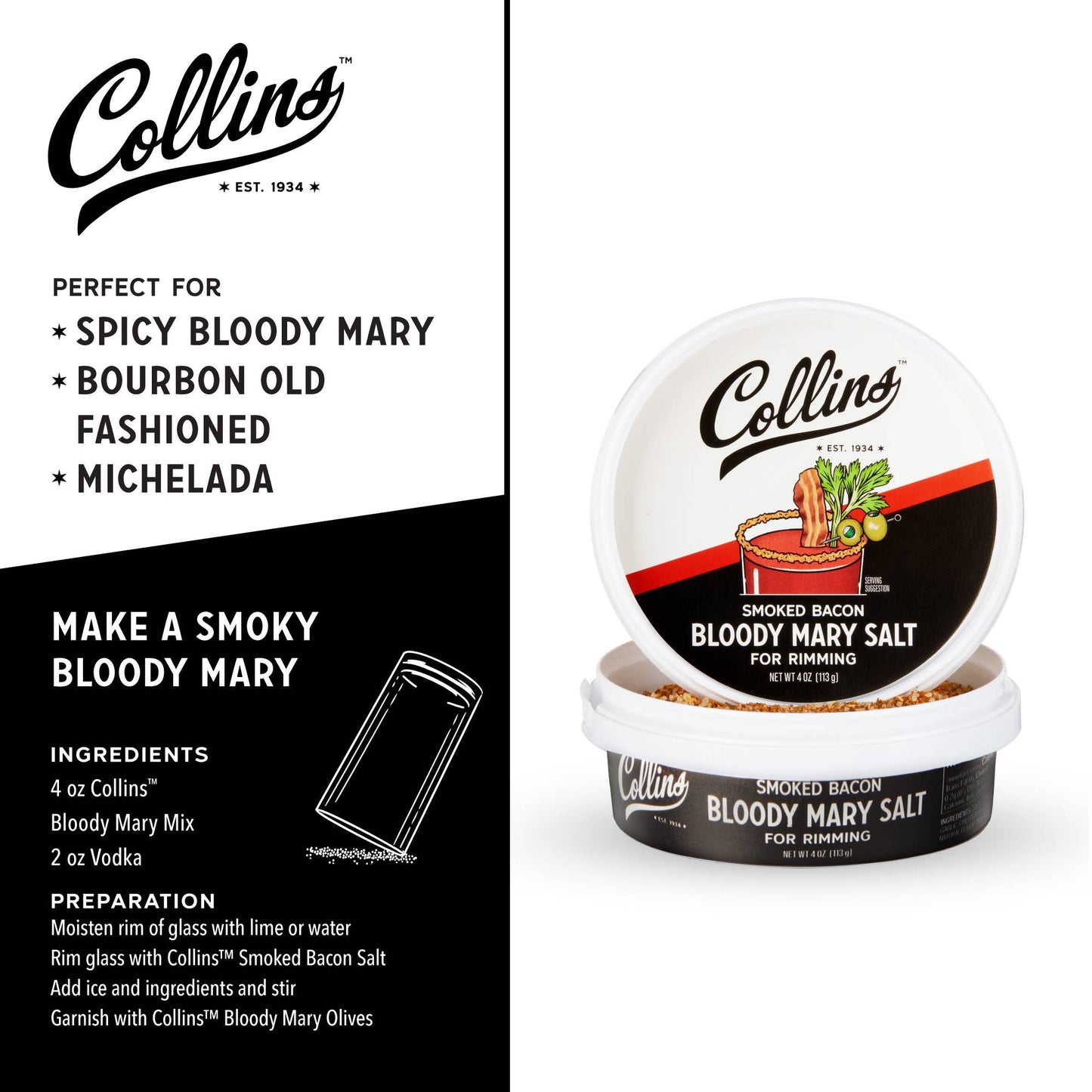 Smoked Bacon Bloody Mary Salt 4 oz