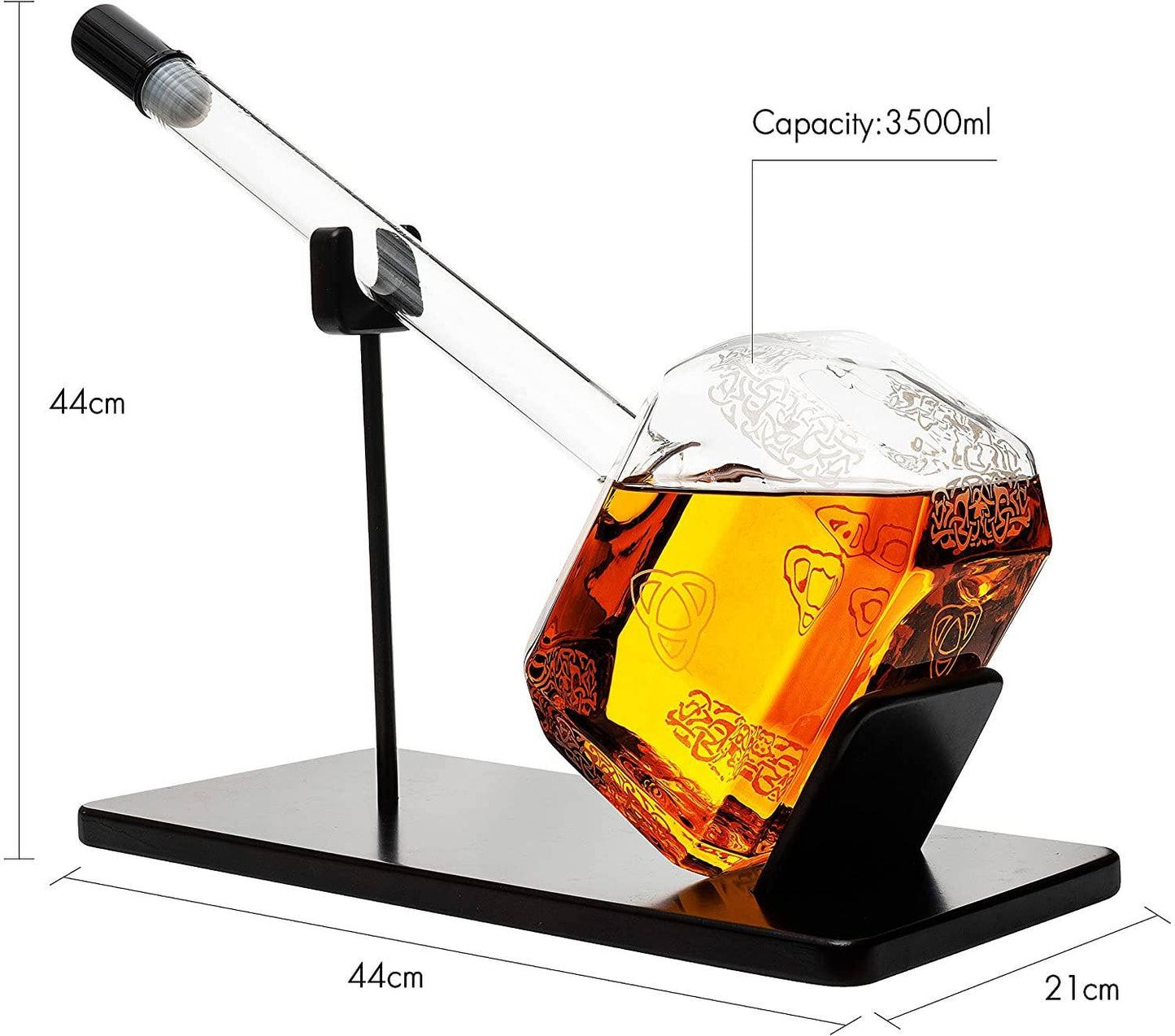 Thor Hammer Whiskey and Wine Decanter 3500ml