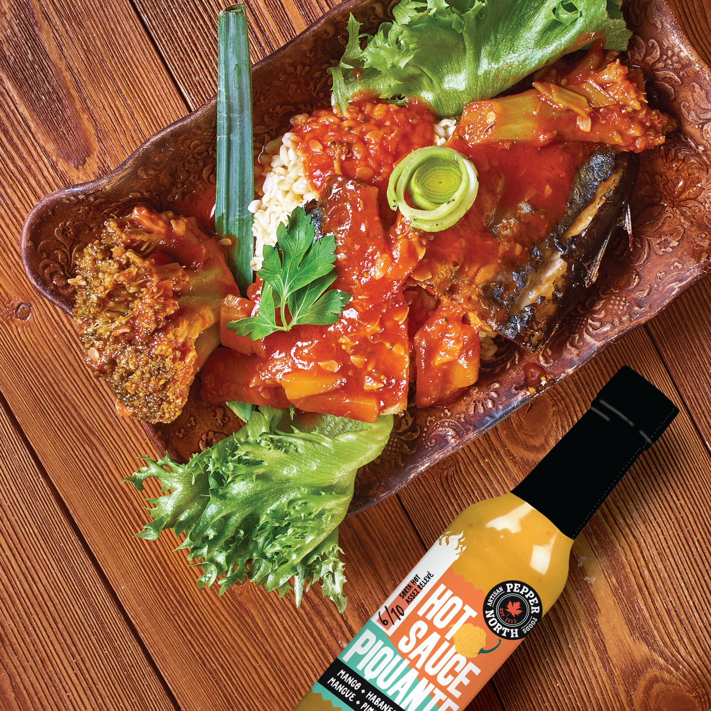 Pepper North Mango + Habanero Peppers Hot Sauce