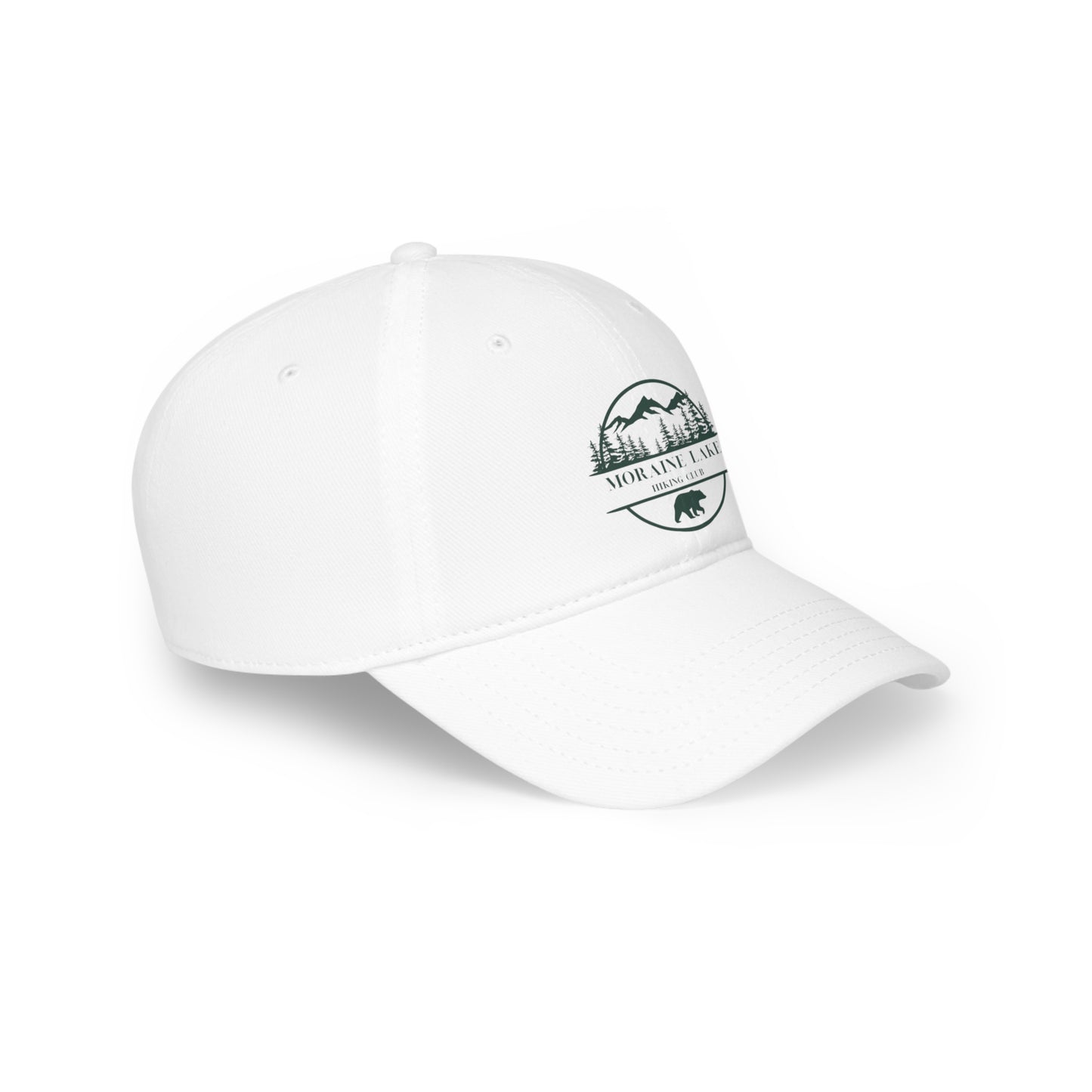 Moraine Lake Alberta Hiking Club Low Profile Baseball Cap