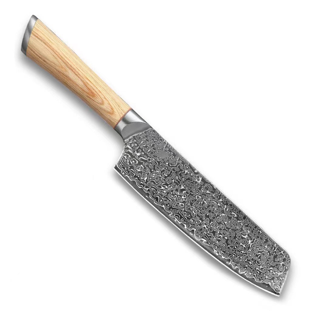 V-Gold 67-Layer Damascus Kitchen Knife – Stainless Steel Chef, Cleaver & Utility Knife