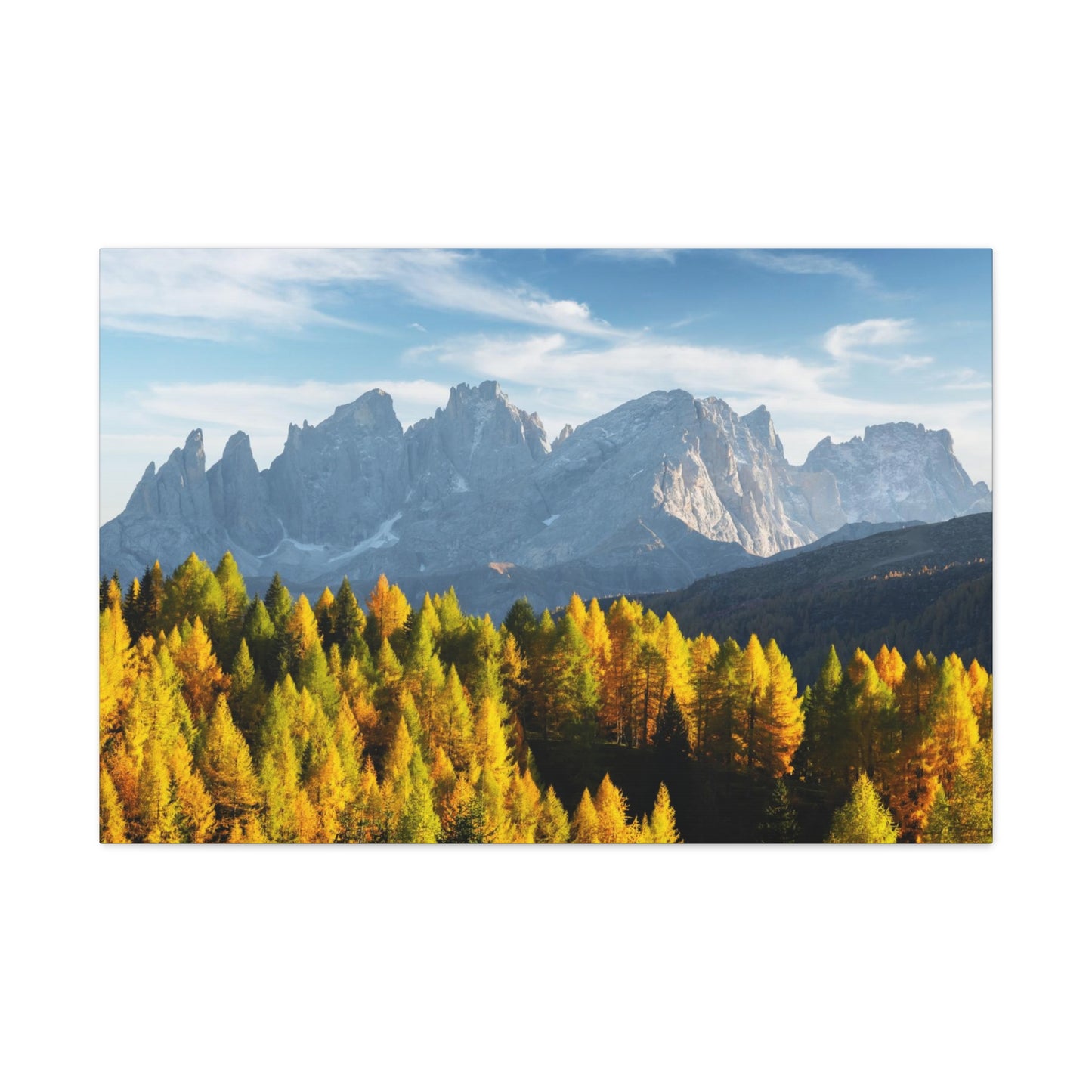 Incredible Fall View Valfred Valley Italy - Canvas