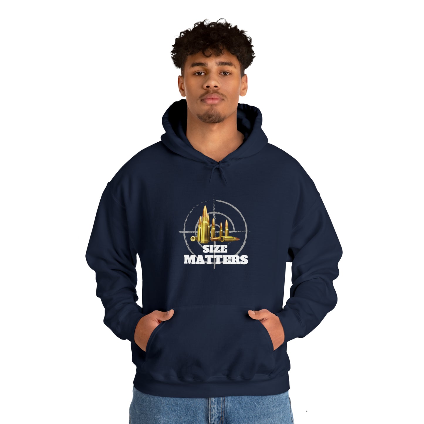 Size Matters - Unisex Heavy Blend™ Hooded Sweatshirt