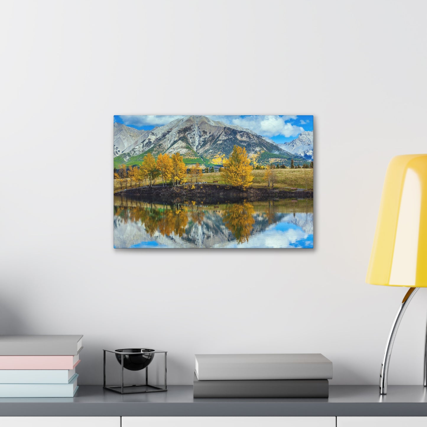 Three Sisters Canmore, Alberta in the Fall Canvas Gallery Wraps