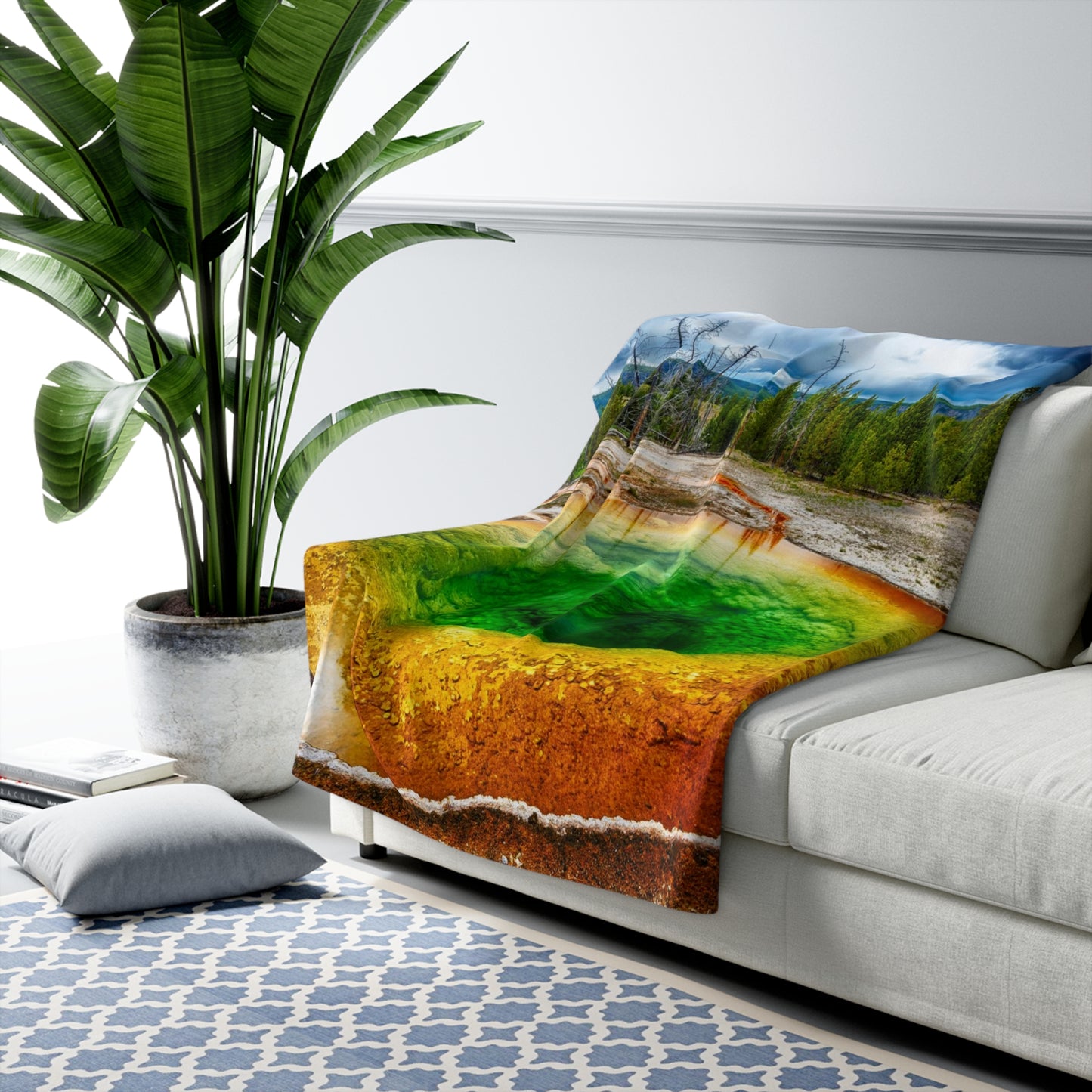 Yellowstone Sherpa Fleece Blanket