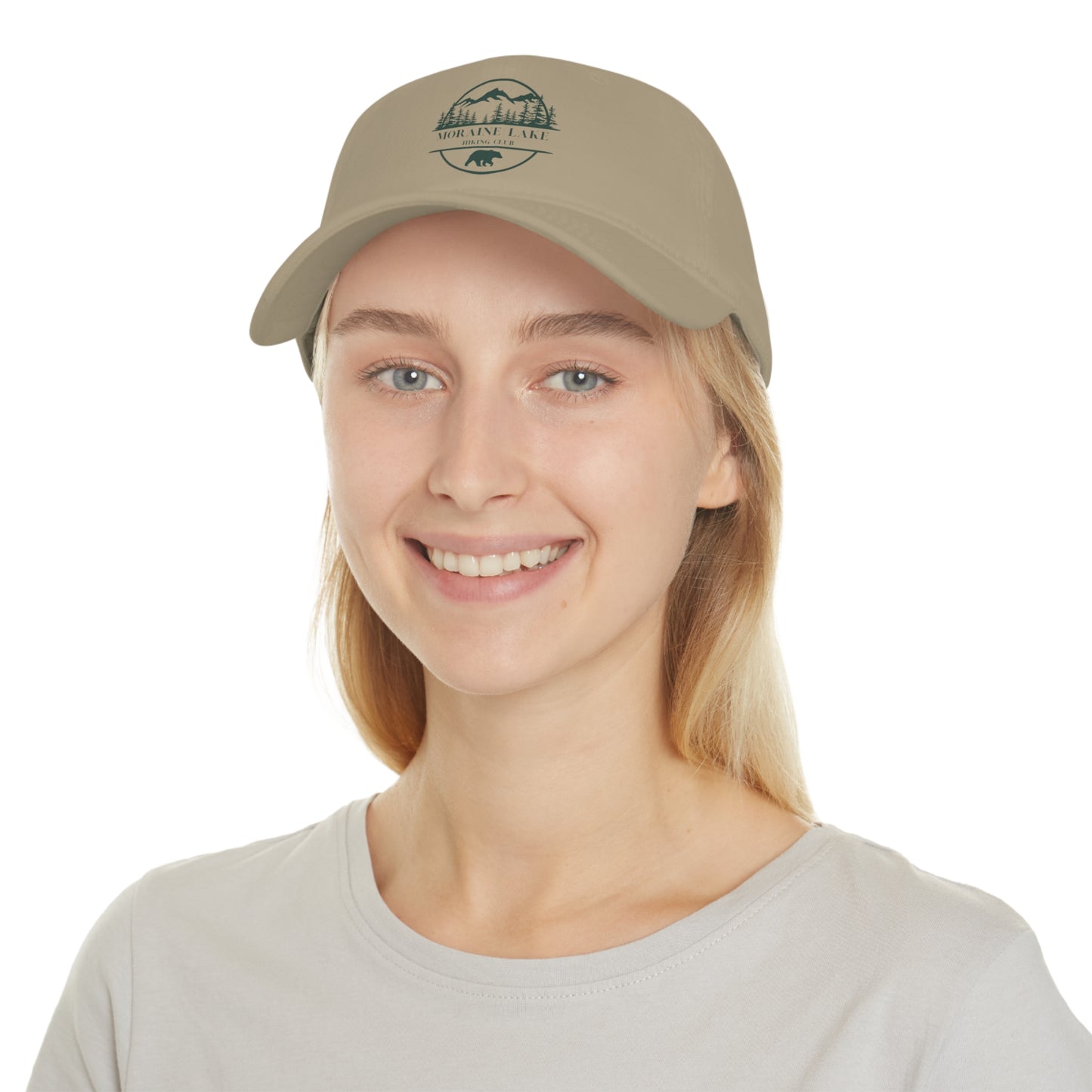 Moraine Lake Alberta Hiking Club Low Profile Baseball Cap