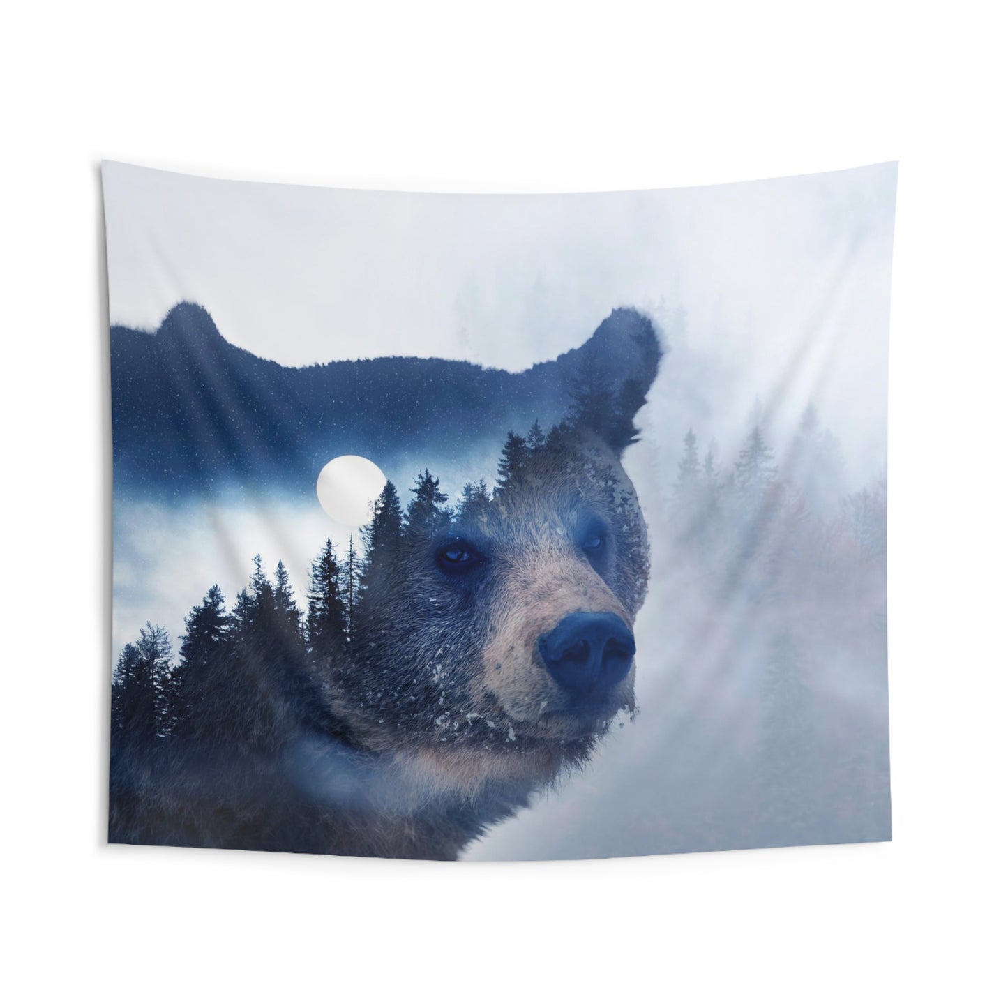 Bear in the Mountains Indoor Wall Tapestries