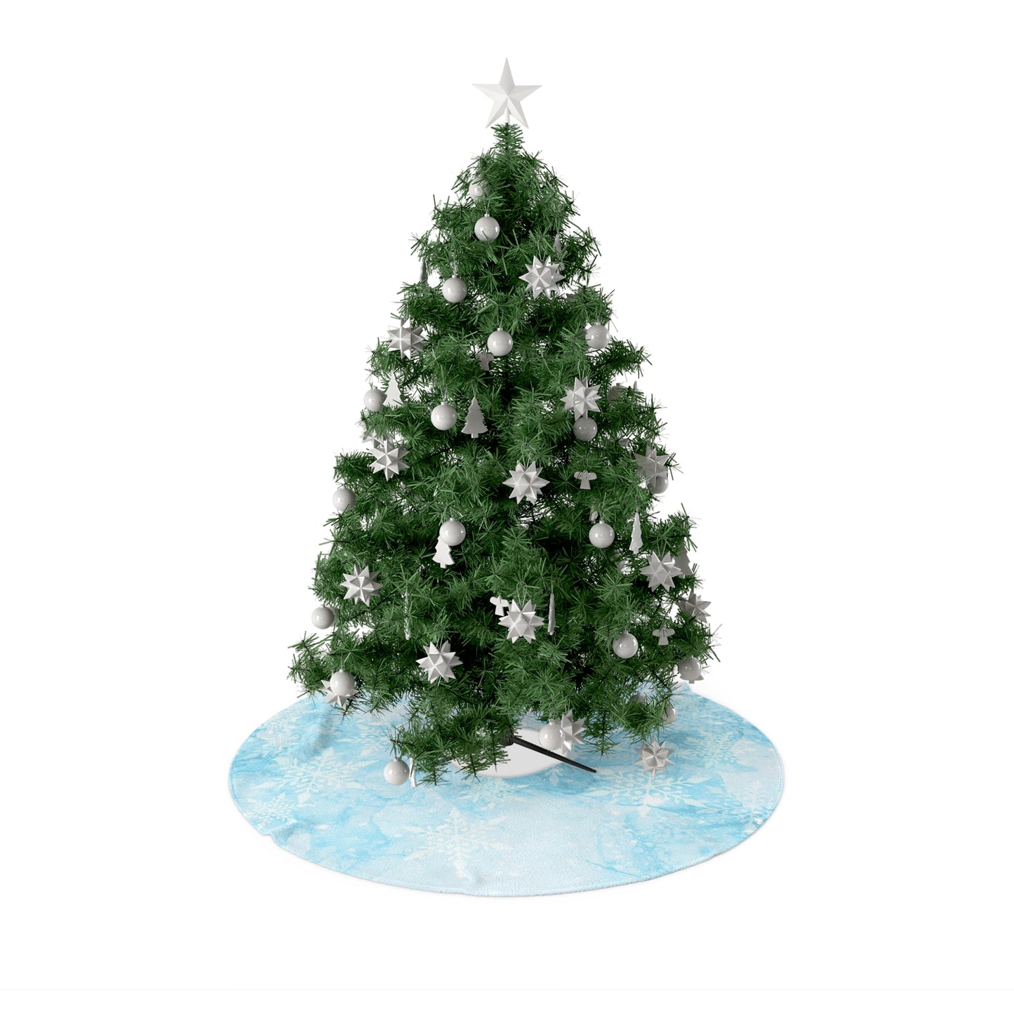 Snowflake Christmas Tree Skirts