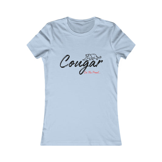 Women's Favorite Tee - Cougar on the prowl