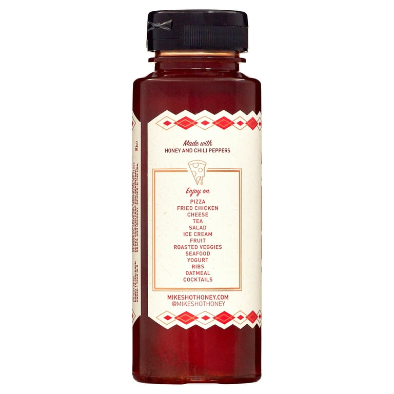 Mike's Hot Honey 12 oz Bottle, Infused with Chili Peppers SlobsRus BBQ