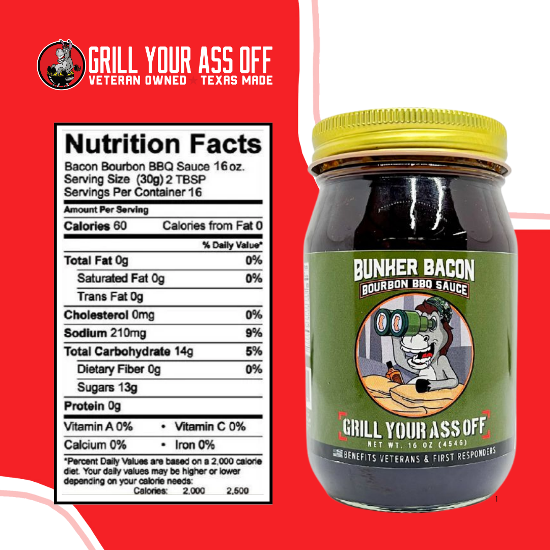 Bacon Bourbon BBQ Sauce: Rich, Bold Flavor That Moves Units Grill Your Ass Off - Spices, Rubs, Seasonings, Sauces, Jerky