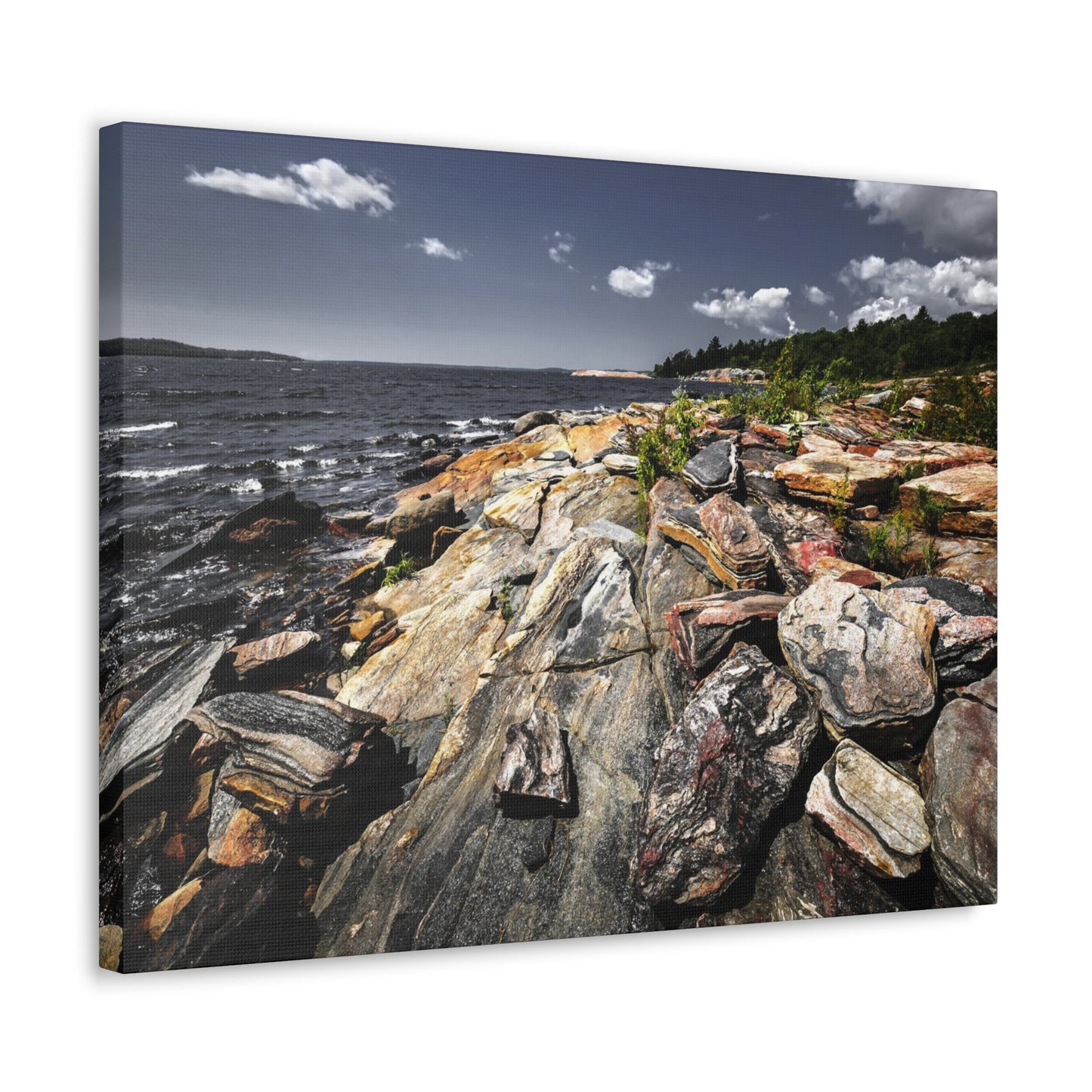 Georgian Bay Landscape Parry Sound Ontario - Canvas