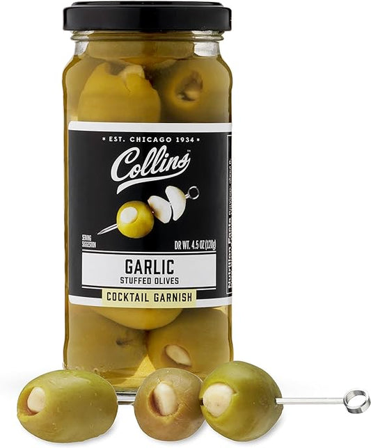 Collins Garlic Stuffed Olives