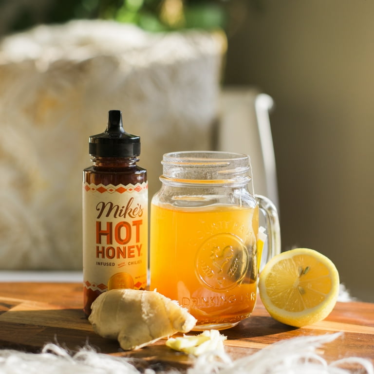 Mike's Hot Honey 12 oz Bottle, Infused with Chili Peppers SlobsRus BBQ