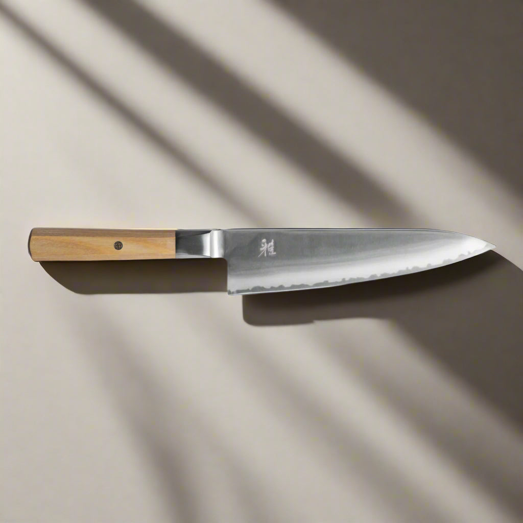 MIYABI 4000 FCV2 KOYA 8-Inch Gyutoh Knife – Beige Handle Ginza Steel