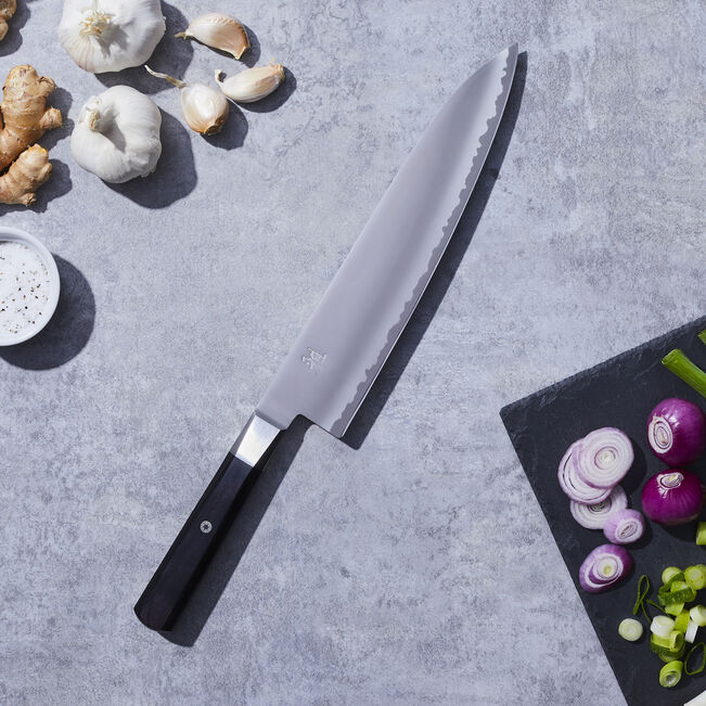 MIYABI 4000 FC 9.5-Inch Gyutoh Knife – Black Handle Ginza Steel