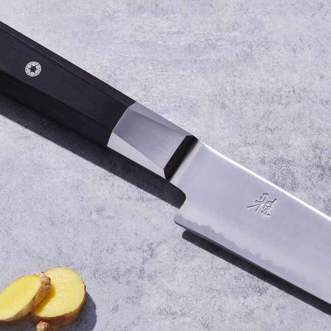 MIYABI 4000 FC 9.5-Inch Sujihiki Knife – Black Handle Ginza Steel