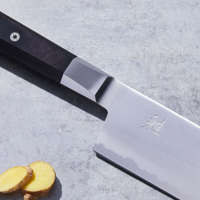 MIYABI 4000 FC 6.5-Inch Nakiri Knife – Black Handle Ginza Steel