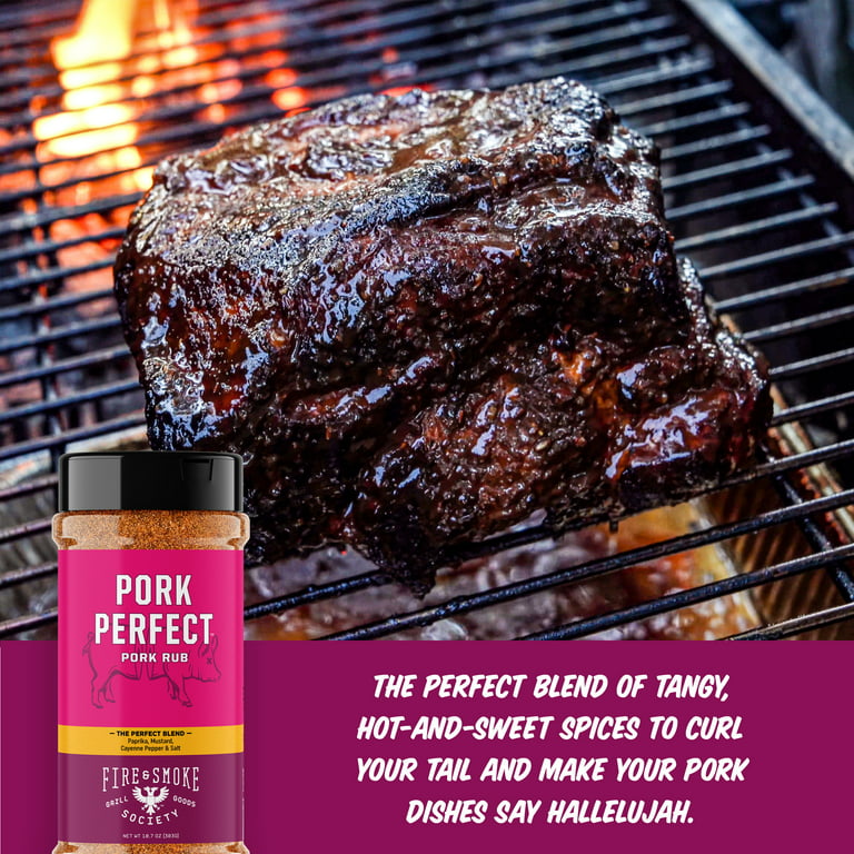 Fire & Smoke Society Pork Perfect Pork Spice Blend, 10oz SlobsRus BBQ